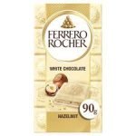 Ferrero Rocher White Chocolate & Hazelnut Bar 90G