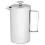 Fox & Ivy Silver Double Walled Cafetiere 8 Cup