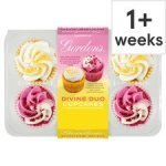 Gordon's Divine Duo Cupcakes 6 Pack Raspberry & Lemon
