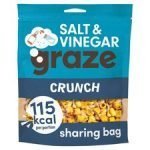 Graze Crunch Snacks Salt & Vinegar 104G
