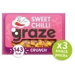 Graze Sweet Chilli Crunch Snack Packs 3X31g