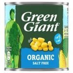 Green Giant Organic Sweet Sweetcorn Salt Free 150G