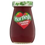 Hartleys Best Strawberry Seedless Jam 340G