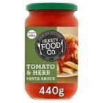 Hearty Food Co. Tomato & Herb Pasta Sauce 440G