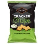 Jacobs Cracker Crisps Sour Cream & Chive 150G