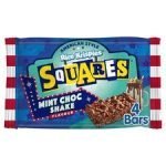 Kellogg's Rice Krispies Squares Mint Chocolate Shake Flavour 4X34g
