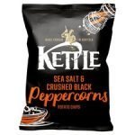 Kettle S/Salt & Black Peppercorns Potato Chips 130G
