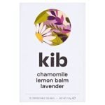 Kib Chamomile Lemon Balm Lavender 15 Tea Bags 19.5G