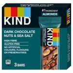 Kind Dark Chocolate Nuts & Sea Salt Bars 3 X 30G