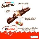 Kinder Bueno Chocolate Wafer Bars 10 X 43G - Image 2