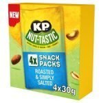 Kp Nut-Tastic Roasted & Pinch Of Salt Nut Mix4x30g