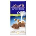 Lindt Classic Recipe Hazelnut Milk Chocolate Bar 125G