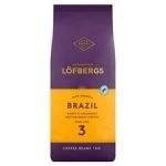 Lofbergs Brazil Medium Roast Coffee Beans 1Kg