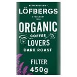 Lofbergs Organic Dark Roast Ground Coffee 450G