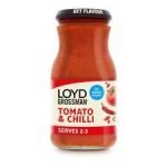 Loyd Grossman No Added Sugar Tomato & Chilli Sauce 350G