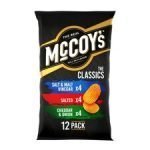 Mccoy's Classic Variety Potato Crisps 12 X 25G