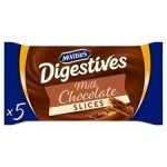 Mcvities Digestives 5 Milk Chocolate Slices 114.1G
