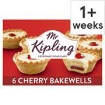 Mr Kipling Cherry Bakewells 6 Pack