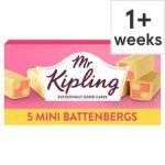 Mr Kipling Mini Battenberg Cakes 5 Pack