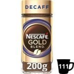 Nescafe Gold Blend Decaff Coffee 200G