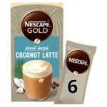 Nescafe Gold Plant-Based Coconut Latte 6 X 16G
