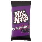 Nik Naks Rib & Saucy Corn Snacks 6X20g