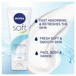 Nivea Soft Intensive Moisturiser Creme 75Ml - Image 2