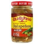 Old El Paso Sliced Green Jalapenos 215G