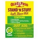 Old El Paso Smokey Bbq Stand ‘N’ Stuff Soft Taco Kit 350G - Image 2