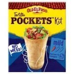 Old El Paso Tortilla Pockets Kit Mild 375G