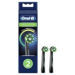 Oral-B Black Cross Action Replacement Electric Toothbrush Heads 2