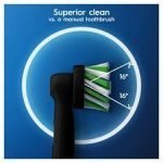 Oral-B Cross Action Black Electric Toothbrush Replacement Heads 5 Pack - Image 3