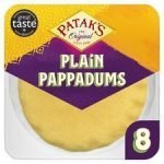 Patak's Plain Pappadums 8Pk