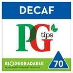 Pg Tips Decaffeinated 70 Tea Bags 203G