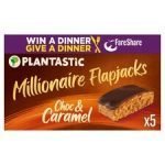 Plantastic Millionaire Flapjacks Chocolate & Caramel 5 Pack