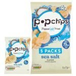Popchips Sea Salt Potato Snacks 5X17g - Image 2
