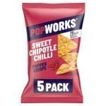 Popworks Chipotle Chilli Popped Crisps 5X17g - Image 2
