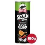 Pringles Sizzl'n Kickin Sour Cream Crisps 180G
