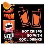 Pringles Sizzl'n Spicy Chorizo Crisps 180G - Image 2