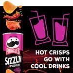 Pringles Sizzl'n Sweet Chilli Crisps 180G - Image 3