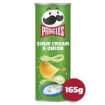 Pringles Sour Cream & Onion Crisps 165G