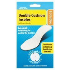 Profoot Double Cushion Insoles 1 Pair Profoot Double Cushion Insoles 1 Pair - Image 1