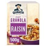 Quaker Oat Granola Raisin 500G