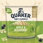 Quaker Oat So Simple Apple & Blueberry Porridge 57G - Image 2