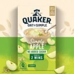 Quaker Oat So Simple No Added Sugar Apple Porridge 8Pk 271G - Image 2