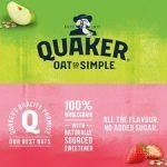 Quaker Oat So Simple No Added Sugar Apple Porridge 8Pk 271G - Image 3