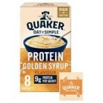 Quaker Oat So Simple Protein Golden Syrup Porridge 8X 43G
