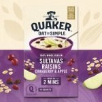 Quaker Oat So Simple Sultana Raisin Cranberry 10X38.5G - Image 2