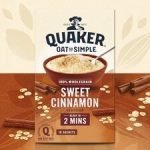 Quaker Oat So Simple Sweet Cinnamon Porridge 330G - Image 2