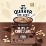 Quaker Oat So Simple Velvety Chocolate Porridge 10 Pack 365G - Image 2